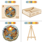 3D Rivers and Mountains Wooden Jigsaw Puzzle - KAAYEE Puzzle