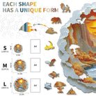 3D Sunset Light Wooden Jigsaw Puzzle - KAAYEE Puzzle