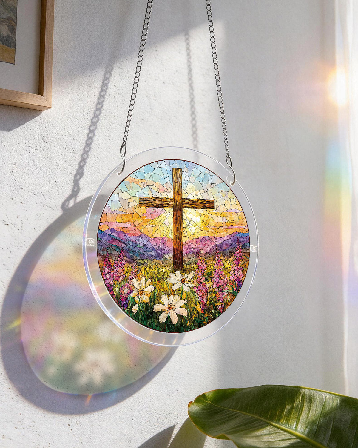 Garden of Holy Light Light Suncatcher-Acrylic Window Art – KAAYEE