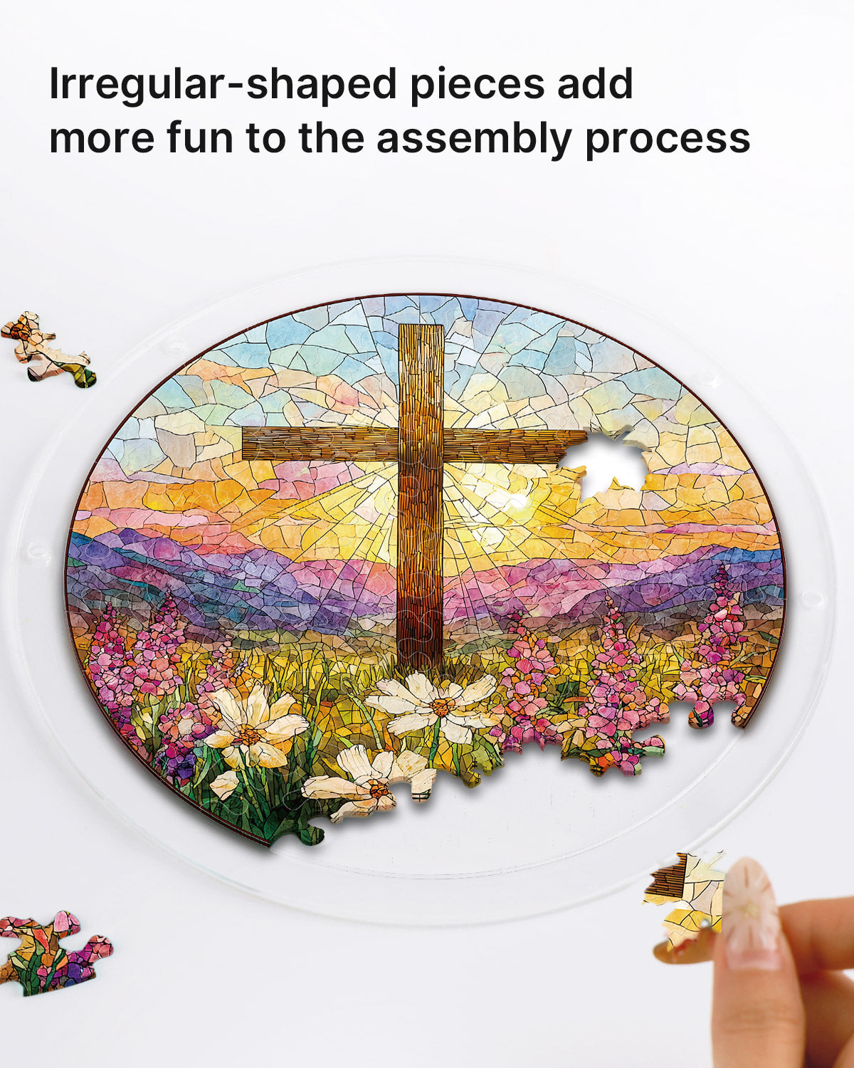Garden of Holy Light Light Suncatcher-Acrylic Window Art – KAAYEE