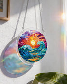 83 - piece Acrylic Jigsaw Puzzle Suncatcher - Golden Tide - KAAYEE Puzzle