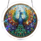 83 - piece Acrylic Jigsaw Puzzle Suncatcher - Peacock of Radiance - KAAYEE Puzzle