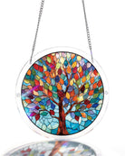 83 - piece Acrylic Jigsaw Puzzle Suncatcher - Vivid Tree of Life - KAAYEE Puzzle