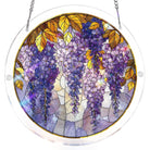 83 - piece Acrylic Jigsaw Puzzle Suncatcher - Wisteria in Glasslight - KAAYEE Puzzle