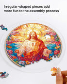 83 - piece Jigsaw Puzzle Acrylic Suncatcher - Holy Light of Jesus - KAAYEE Puzzle
