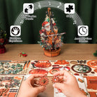 DIY Wooden Music Box, 3D Puzzle Craft Kit