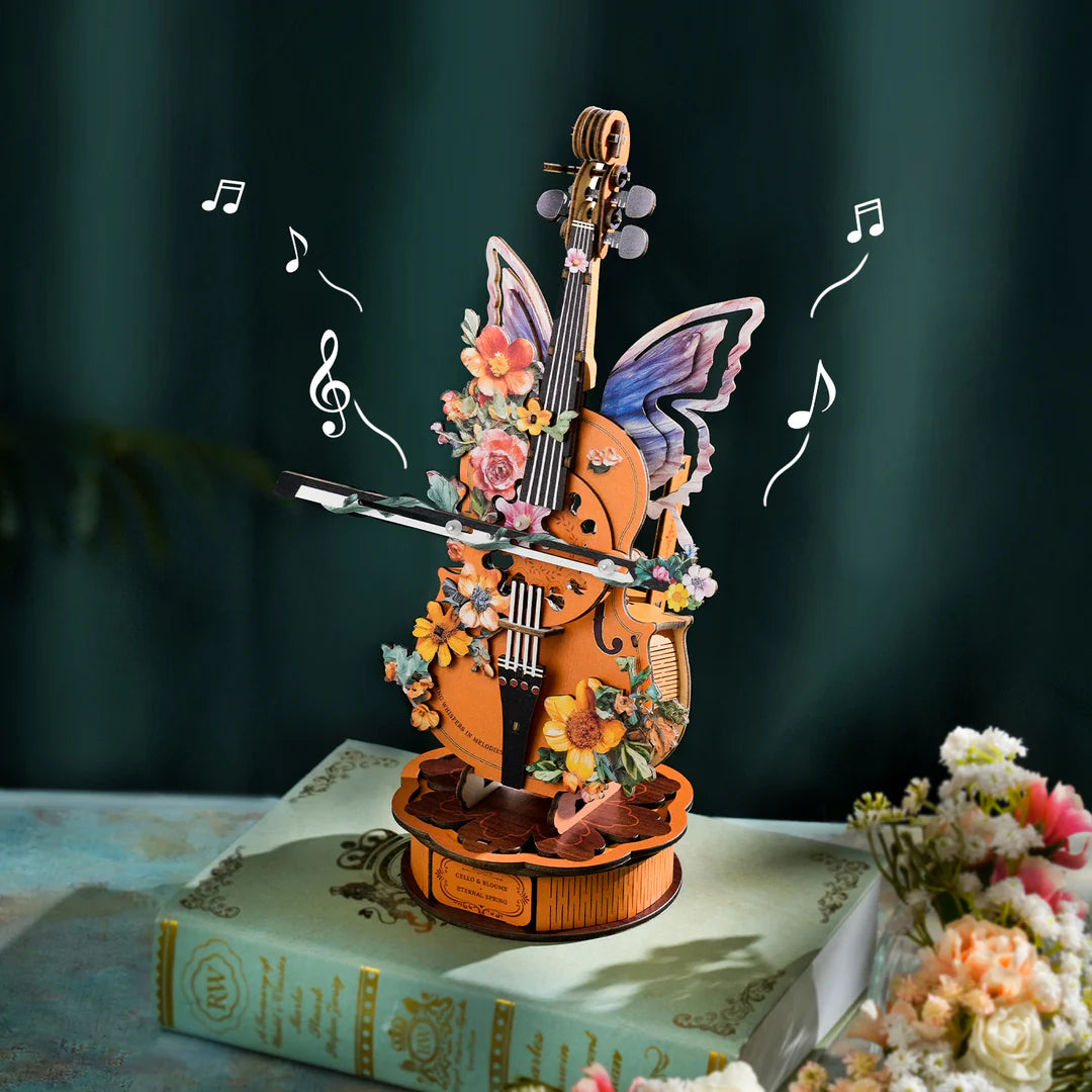 DIY Wooden Music Box, 3D Puzzle Craft Kit