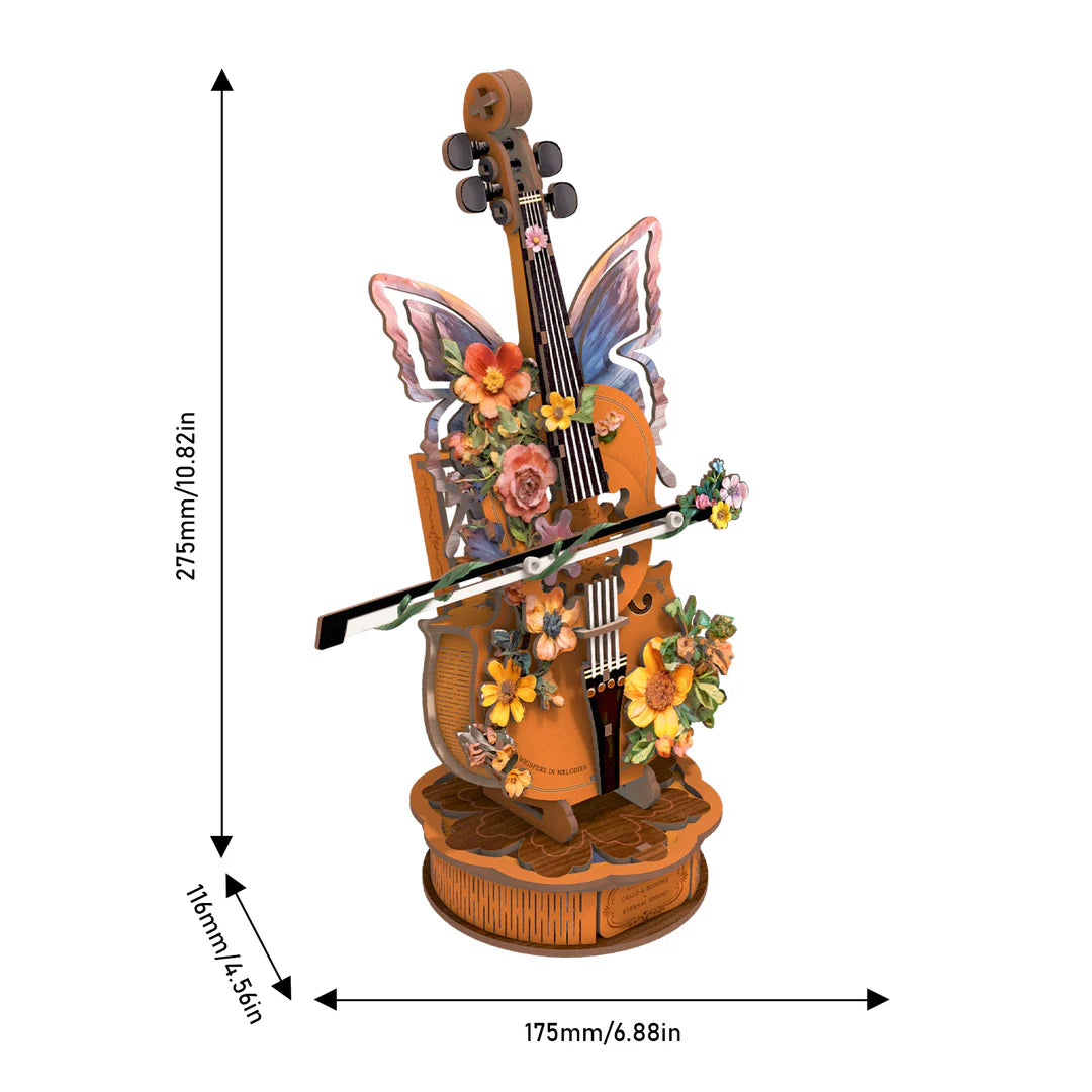 DIY Wooden Music Box, 3D Puzzle Craft Kit