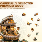 Acorn mouse Wooden Jigsaw Puzzle - KAAYEE Puzzle