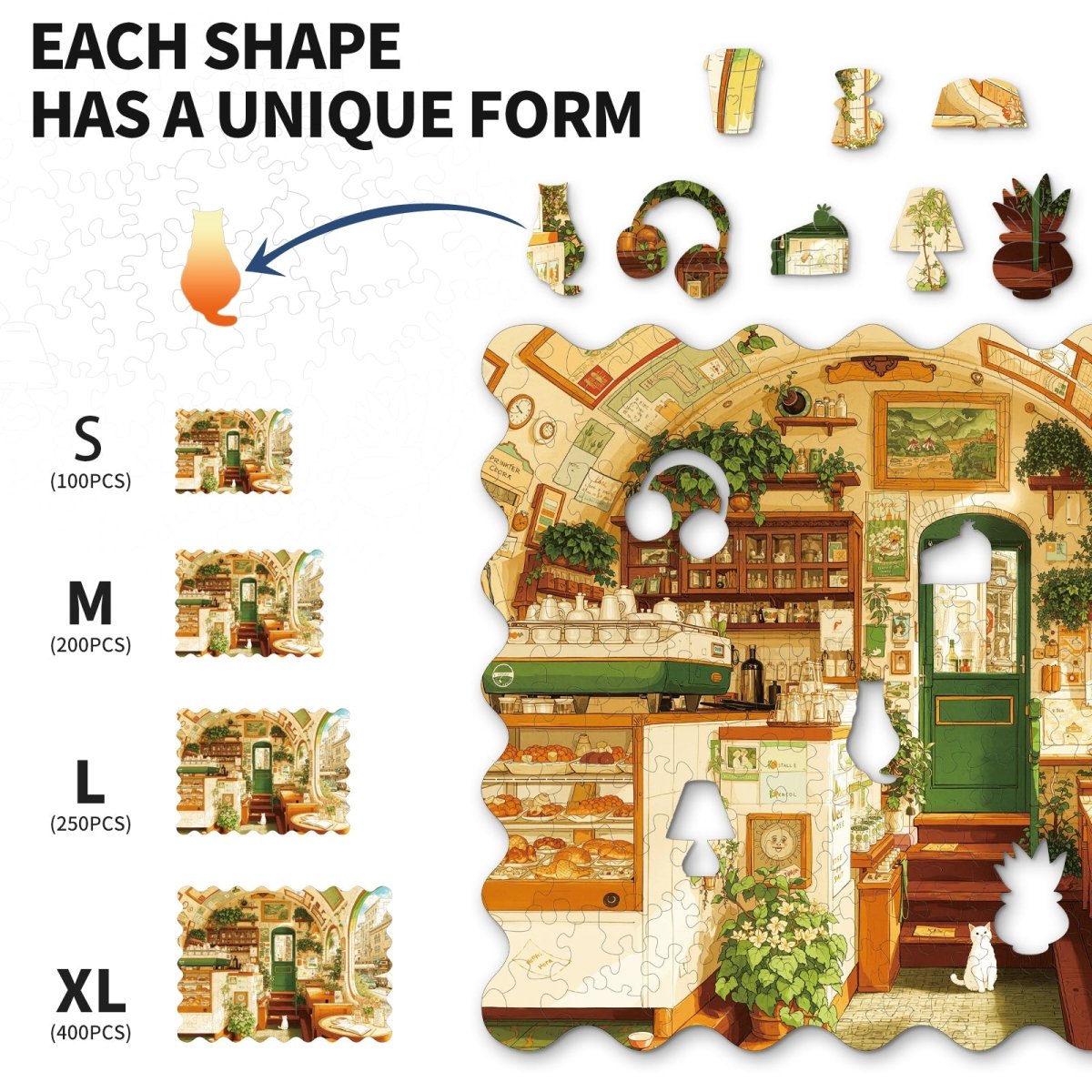 Afternoon Tea Joy Wooden Jigsaw Puzzle - KAAYEE Puzzle