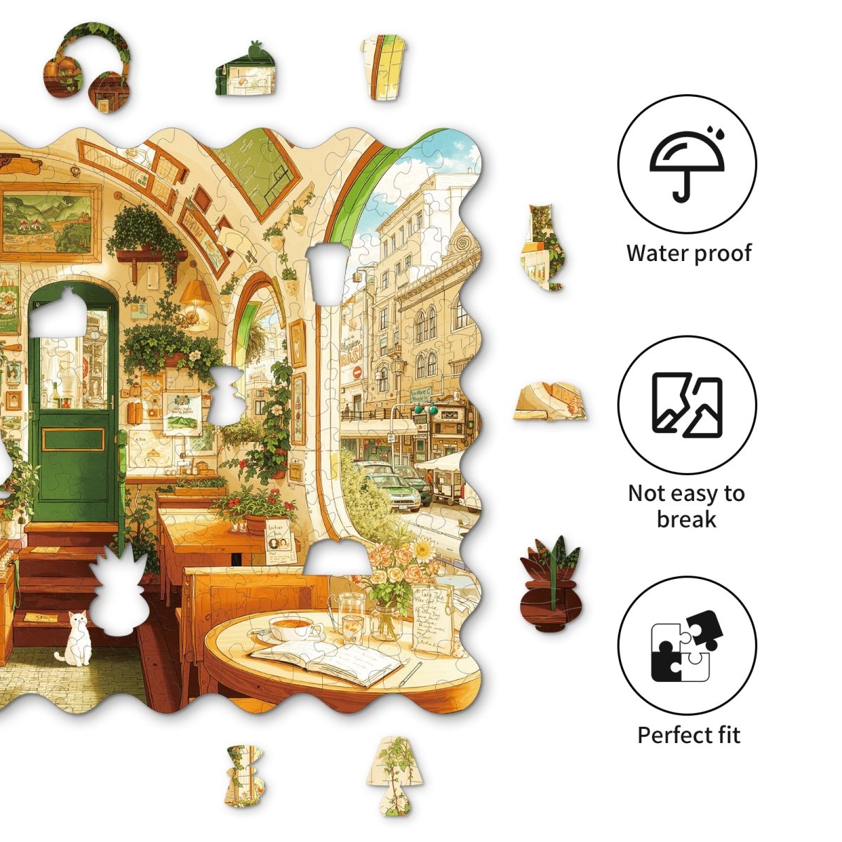 Afternoon Tea Joy Wooden Jigsaw Puzzle - KAAYEE Puzzle