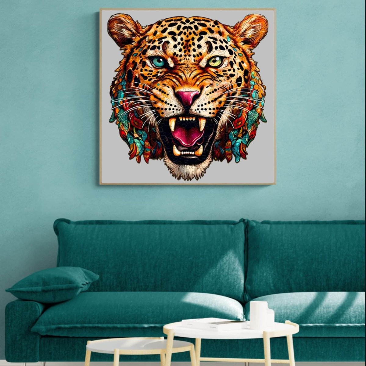 Agile Leopard Wooden Jigsaw Puzzle - KAAYEE Puzzle