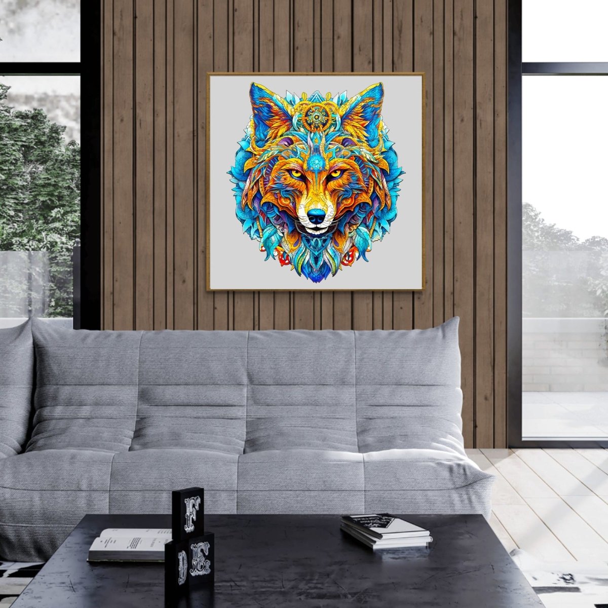 Ambitious Wolf Wooden Jigsaw Puzzle - KAAYEE Puzzle