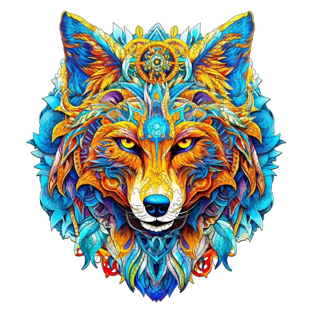 Ambitious Wolf Wooden Jigsaw Puzzle - KAAYEE Puzzle