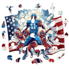 American Football Wooden Jigsaw Puzzle - KAAYEE Puzzle