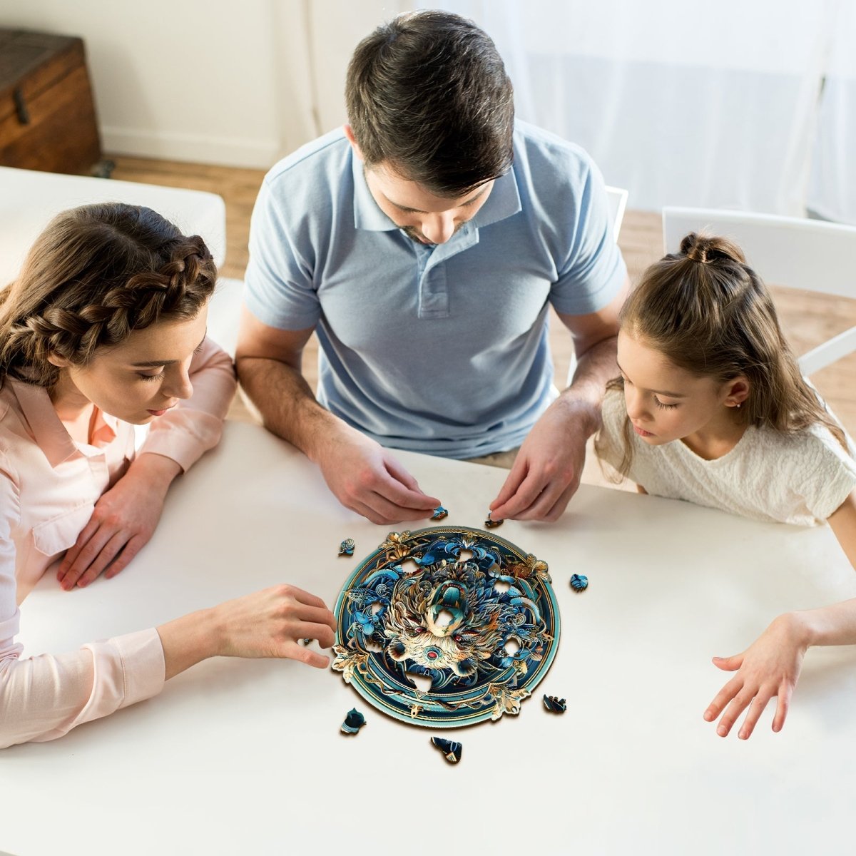 Angry Bear Wooden Jigsaw Puzzle - KAAYEE Puzzle