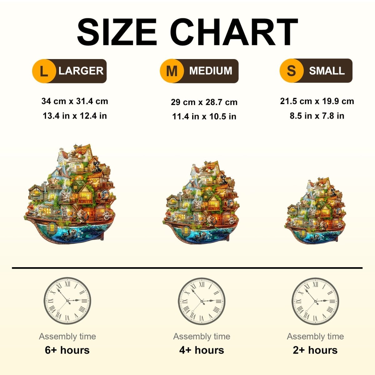 Animal Ark Wooden Jigsaw Puzzle - KAAYEE Puzzle