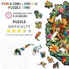 Animal Paradise Wooden Jigsaw Puzzle - KAAYEE Puzzle