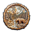 Annual ring Bear Wooden Jigsaw Puzzle - KAAYEE Puzzle