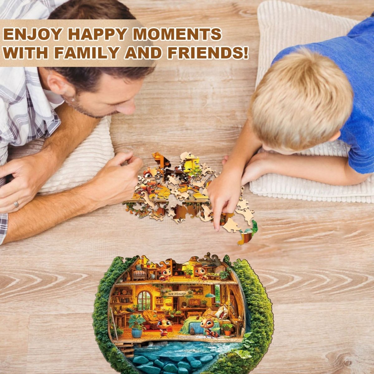 Ant House Wooden Jigsaw Puzzle - KAAYEE Puzzle