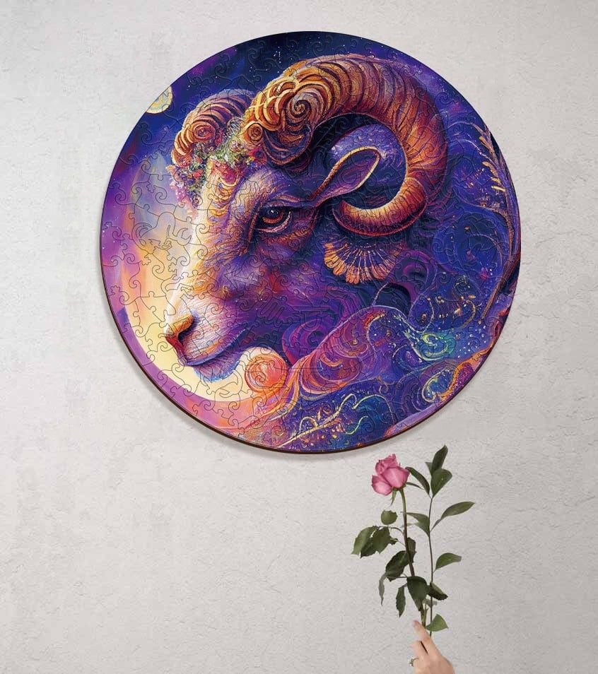 Aries Wooden Jigsaw Puzzle - KAAYEE Puzzle