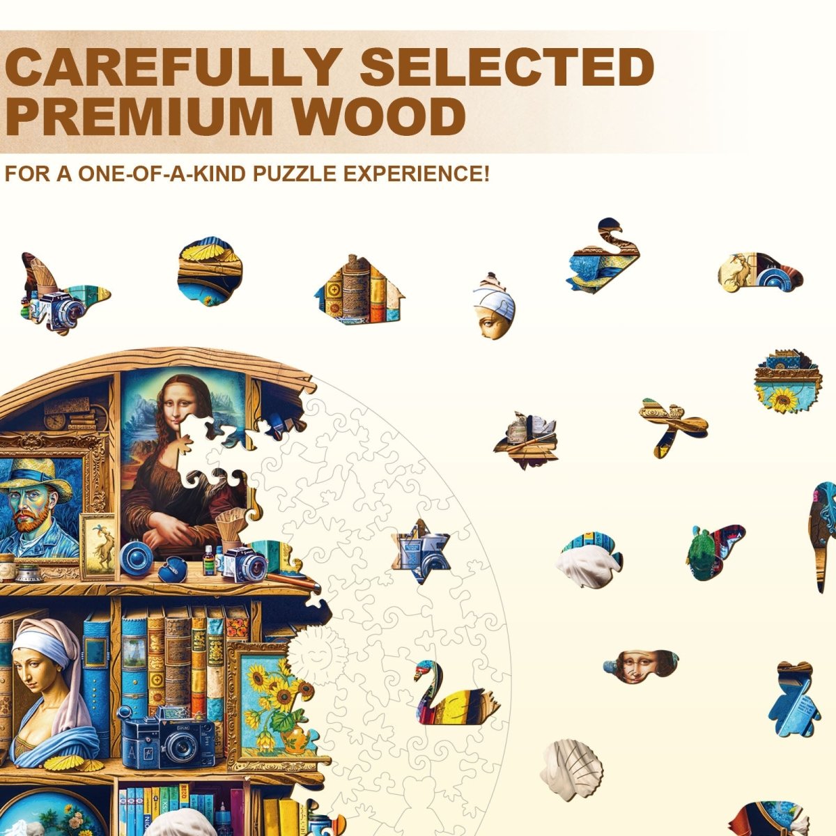 Artist Closet Wooden Jigsaw Puzzle - KAAYEE Puzzle