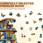 Artist Closet Wooden Jigsaw Puzzle - KAAYEE Puzzle
