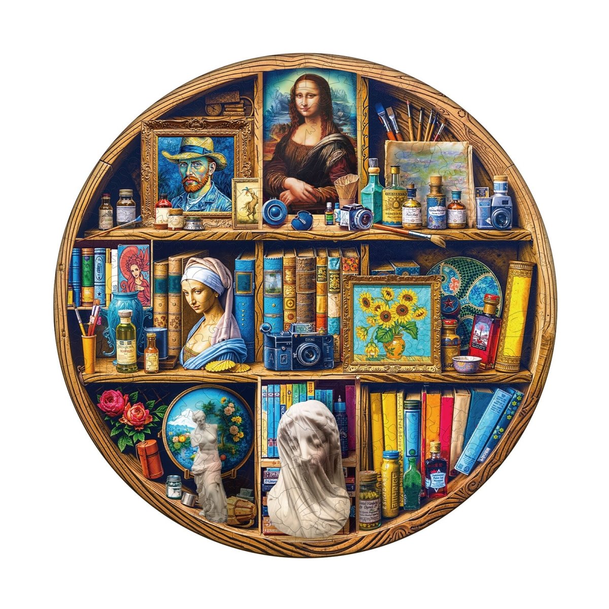 Artist Closet Wooden Jigsaw Puzzle - KAAYEE Puzzle