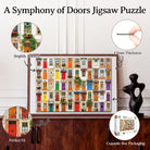 Artistic 1000 - Piece Cardboard Jigsaw Puzzle - A Symphony of Doors - KAAYEE Puzzle