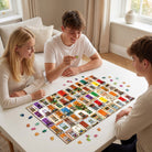 Artistic 1000 - Piece Cardboard Jigsaw Puzzle - A Symphony of Doors - KAAYEE Puzzle