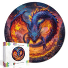 Artistic 1000 - Piece Cardboard Jigsaw Puzzle - Abyssfire Dragon - KAAYEE Puzzle