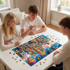 Artistic 1000 - Piece Cardboard Jigsaw Puzzle - Aetherwind City - KAAYEE Puzzle