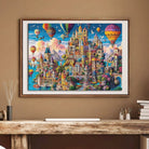 Artistic 1000 - Piece Cardboard Jigsaw Puzzle - Aetherwind City - KAAYEE Puzzle