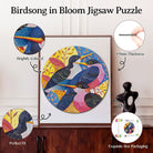Artistic 1000 - Piece Cardboard Jigsaw Puzzle - Birdsong in Bloom - KAAYEE Puzzle