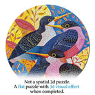 Artistic 1000 - Piece Cardboard Jigsaw Puzzle - Birdsong in Bloom - KAAYEE Puzzle
