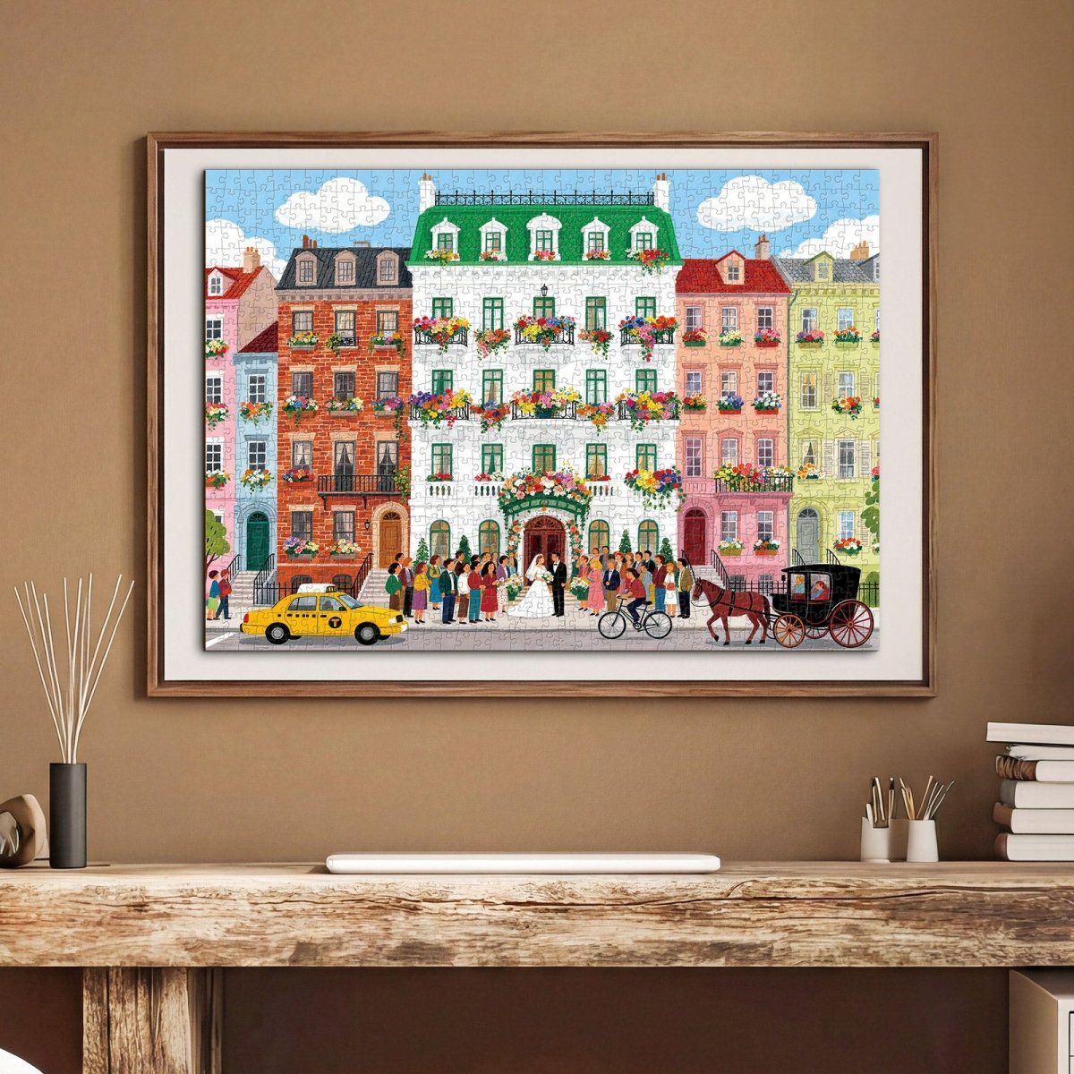 Artistic 1000 - Piece Cardboard Jigsaw Puzzle - Bloom Street Wedding - KAAYEE Puzzle