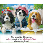 Artistic 1000 - Piece Cardboard Jigsaw Puzzle - Bubble Pup Squad - KAAYEE Puzzle