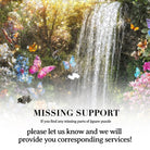 Artistic 1000 - Piece Cardboard Jigsaw Puzzle - Butterflies and Waterfalls - KAAYEE Puzzle