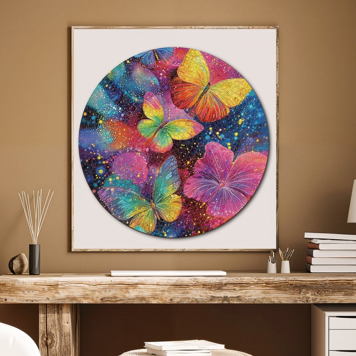 Artistic 1000 - Piece Cardboard Jigsaw Puzzle - Butterfly Dreamscape - KAAYEE Puzzle