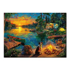 Artistic 1000 - Piece Cardboard Jigsaw Puzzle - Campfire Homecoming - KAAYEE Puzzle