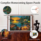 Artistic 1000 - Piece Cardboard Jigsaw Puzzle - Campfire Homecoming - KAAYEE Puzzle