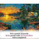 Artistic 1000 - Piece Cardboard Jigsaw Puzzle - Campfire Homecoming - KAAYEE Puzzle