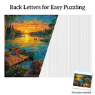 Artistic 1000 - Piece Cardboard Jigsaw Puzzle - Campfire Homecoming - KAAYEE Puzzle