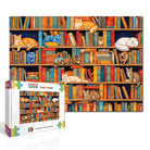 Artistic 1000 - Piece Cardboard Jigsaw Puzzle - Cat on Shelf - KAAYEE Puzzle