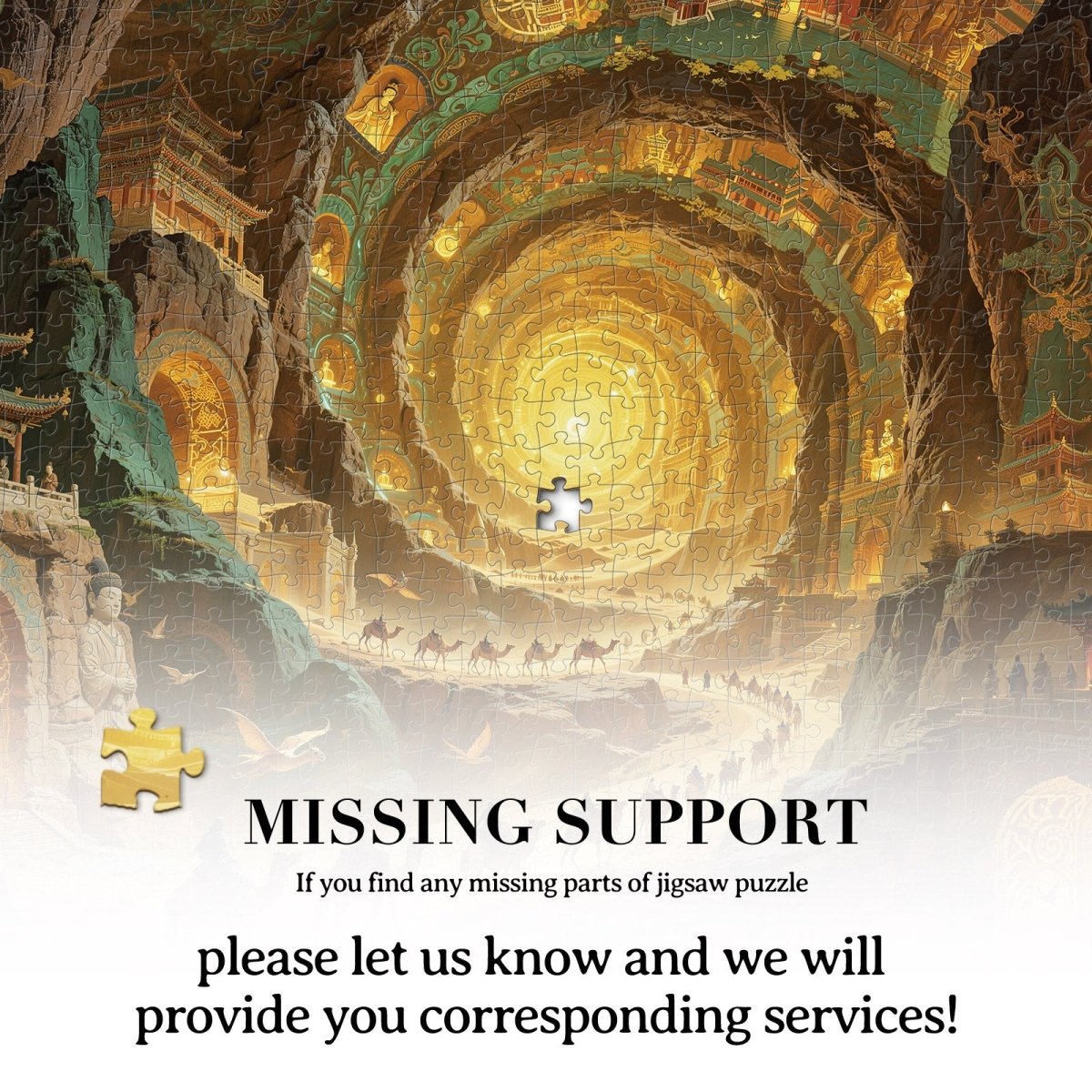 Artistic 1000 - Piece Cardboard Jigsaw Puzzle - Celestial Grotto - KAAYEE Puzzle