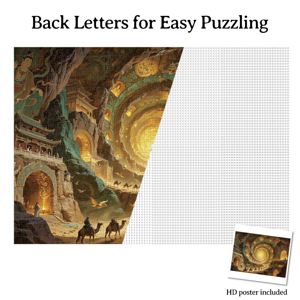 Artistic 1000 - Piece Cardboard Jigsaw Puzzle - Celestial Grotto - KAAYEE Puzzle