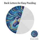 Artistic 1000 - Piece Cardboard Jigsaw Puzzle - Celestial Violet Steed - KAAYEE Puzzle