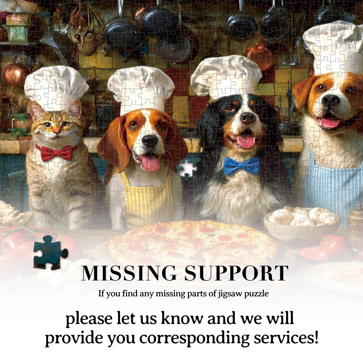 Artistic 1000 - Piece Cardboard Jigsaw Puzzle - Chef Pup Squad - KAAYEE Puzzle