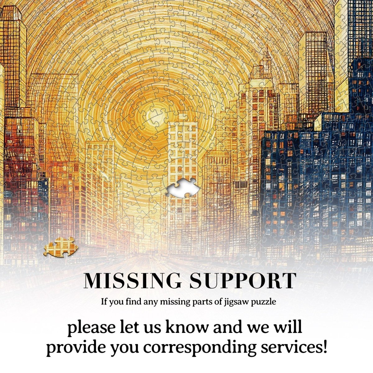 Artistic 1000 - Piece Cardboard Jigsaw Puzzle - City of Dawn - KAAYEE Puzzle