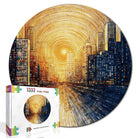 Artistic 1000 - Piece Cardboard Jigsaw Puzzle - City of Dawn - KAAYEE Puzzle